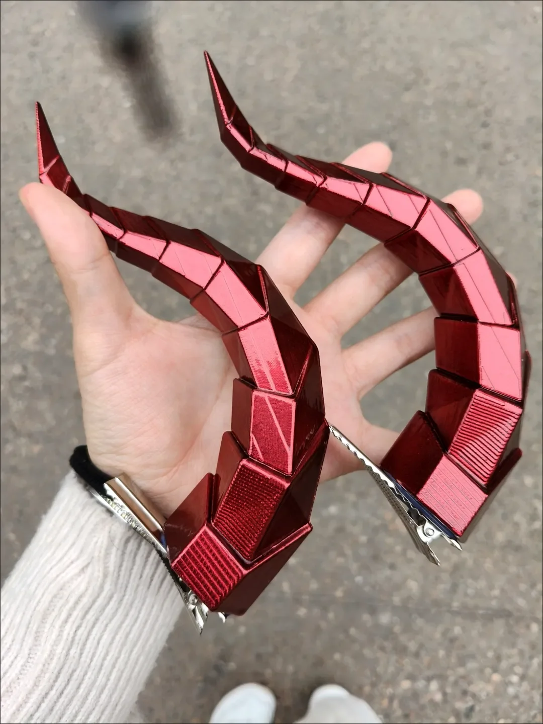 

Темная накидка Лолиты Egil Beast Horn bjd Demon Horn украшение крутой трансформер 3d принт cos реквизит