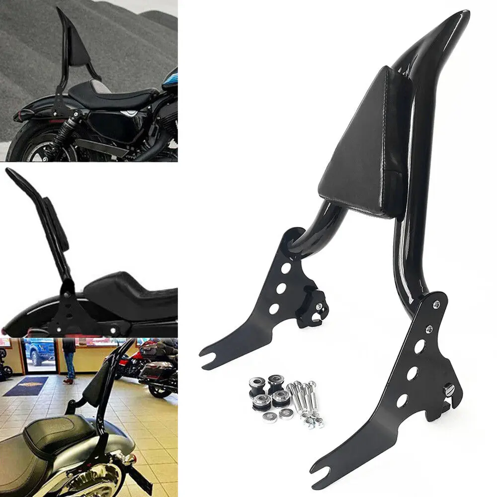 

Rear Passenger Detachable Backrest Sissy Bar For Harley Sportster XL883 XL1200 X48 2004-2022 2021 2020 2019 2018 2017 2016 2015