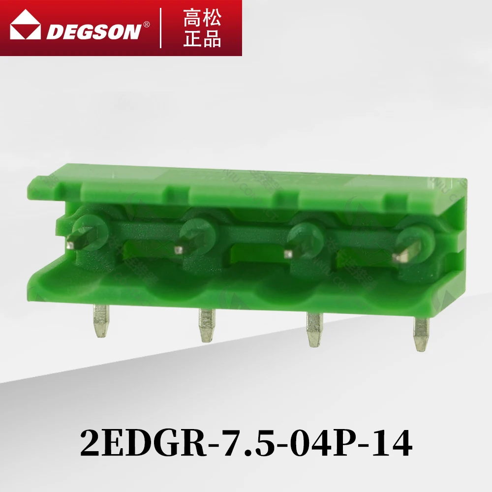 

10Pcs DEGSON 2EDGR-7.5-7.62 Pluggable PCB terminal blocks Phoenix Contact GMSTB 2.5 G KF2EDGR 7.5mm 7.62mm 2PIN-12PIN 400V 20A