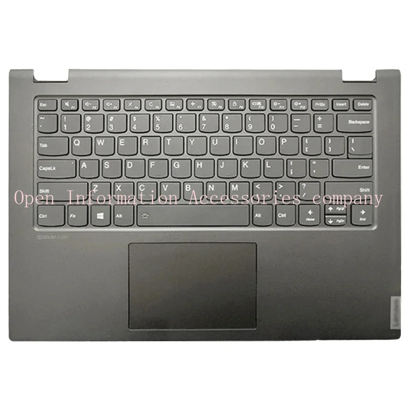 New for Lenovo IdeaPad Flex-14 C340-14 API IWL hoping replacemen laptop accessories palmrest and keyboard with backlight Blue Bl