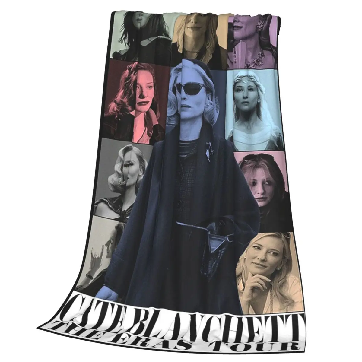 Cate Blanchett Characters Blanket Soft Warm Flannel Throw Blanket Cover for Bed Living room Picnic Travel Home Sofa