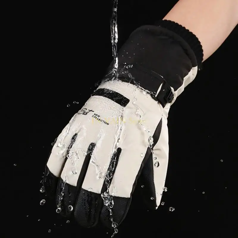 M5TC قفازات الشتاء قفازات التزلج على الجليد الطقس البارد على الجليد قفاز الطقس البارد الرياضة قفازات للرجل المرأة الشتاء الرياضة #4
