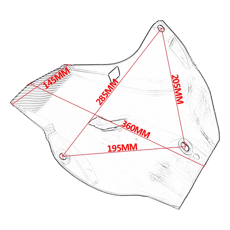 waase For Honda CBR1000RR CBR 1000 RR Fireblade 2004 2005 2006 2007 Rear Wheel Hugger Fender Mudguard Mud Splash Guard Fairing