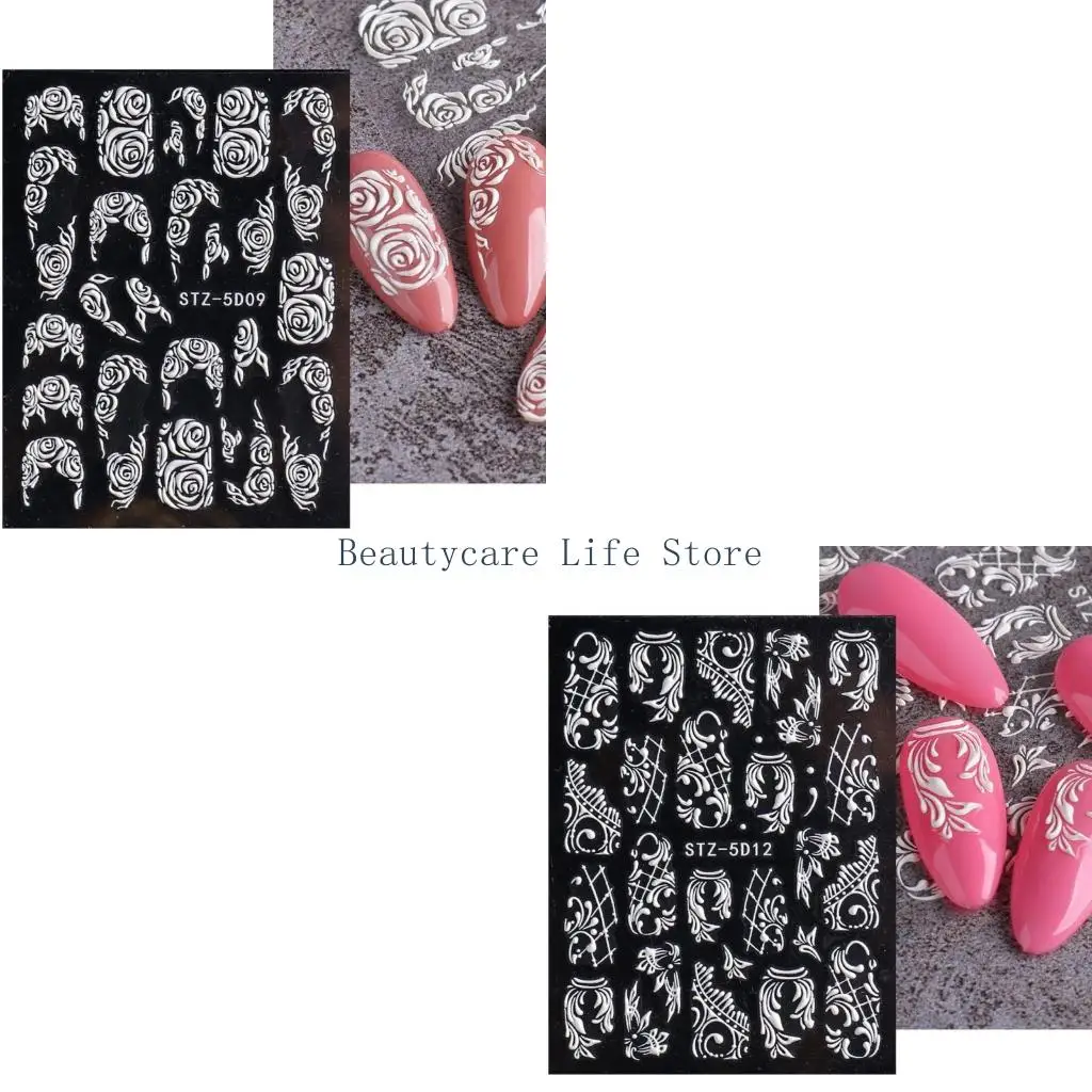 

652C 5d Stereoscopic Embossed Stickers Decals Art Stickers DIY
