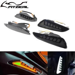 Motorcycle Front/ Rear Turn Signal LED Indicator Daytime Running Light For Vespa Sprint Primavera 50 125 150 2020-Up