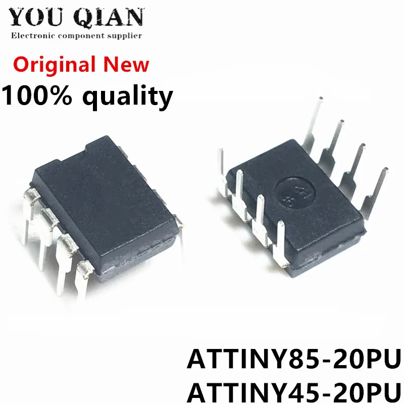 2pcs/lot ATTINY85-20PU ATTINY45-16PI ATTINY85-20 ATTINY85 85-20PU ATTINY45-20PU ATTINY45 45-20PU DIP-8 In Stock