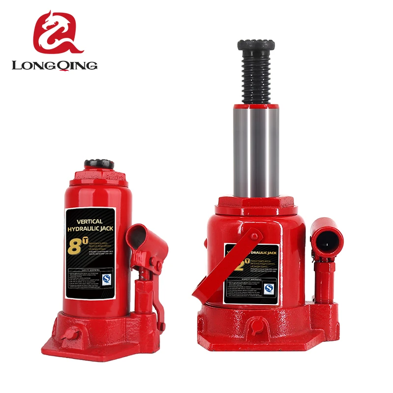 Hydraulic Bottle Jack 4 Ton 5 Tons 10 Ton 12 Ton Two Stage Double Lift Design with Seal