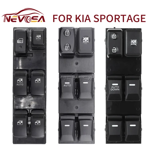 NEVOSA -Regulador de potencia eléctrica para Kia Sportage, interruptor de ventana de Control, piezas de coche 93570-1F400 93570-3W450 93570-3W450 93570-3W450