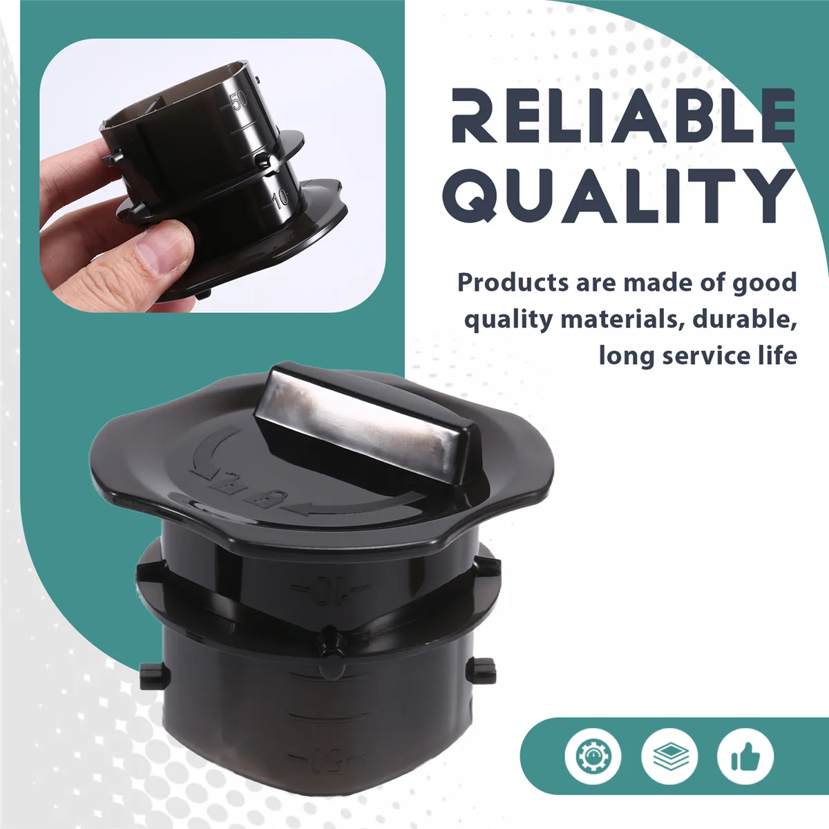 

NEW LISTING~2pcs Measuring Cup Small Cover for Mambo Chef Machine Kitchen Accessories 7090 8090 9090 10070 10090 12090 Model