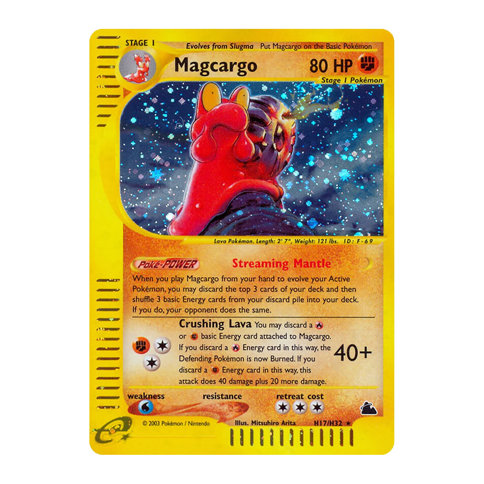 Vintage PKM Skyridge (SK) E-KARTEN H1-H32 Voll-Holo Seltene PROXY-Karten Set Gyarados Umbreon Flareon Klassische WOTC Sammelkarten – Detail 26