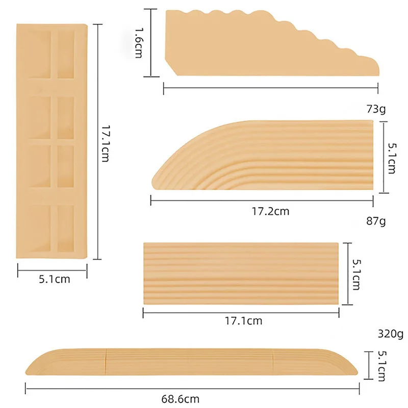 Replacement Threshold Ramp Pad Step Slope Strip for Ecovacs Xiaomi Narwal Roborock Robot Vacuum Cleaner Accessories