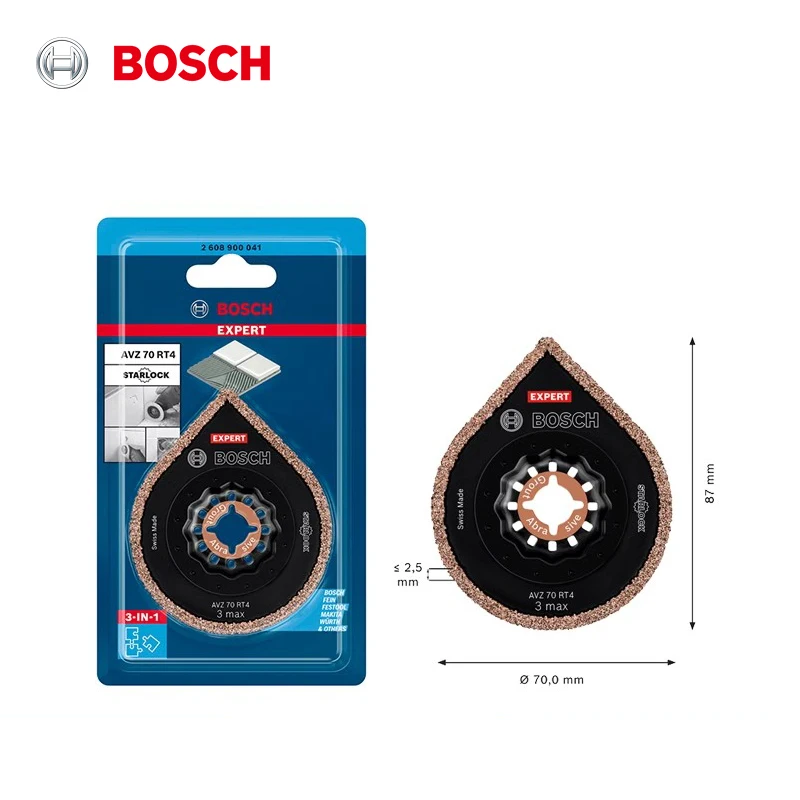 Bosch STARLOCK AVZ 70 RT4 EXPERT Mortar Removal Blade Oscillating Tool Cutting Sanding Accessory