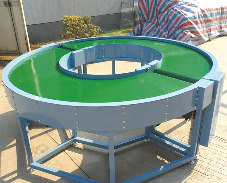 Cinta transportadora de PVC de velocidad ajustable: diseño de placa de cadena de aluminio duradero