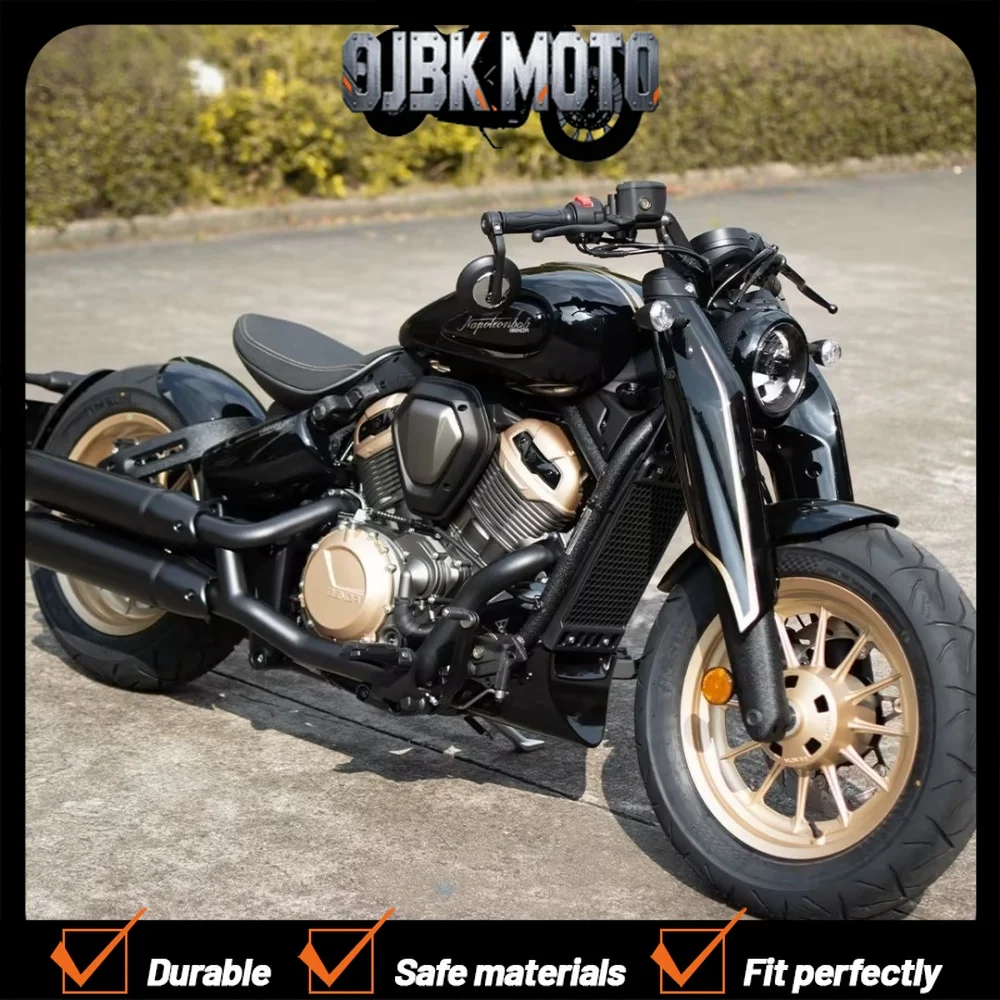 

【Perfect fit】For BENDA Napoleonbob 500 modified black lower fairing for 500napoleon bob NAPOLEON BOB 500