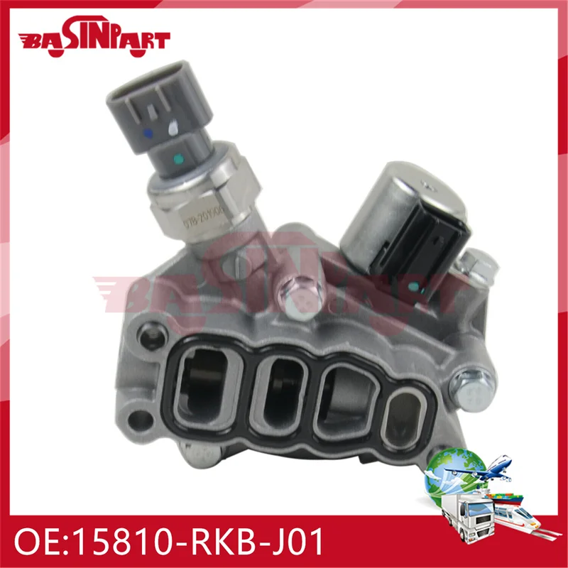 

15810-RKB-J01 VTEC Solenoid Spool Valve Assembly With Gasket For Honda Accord Hybrid ODYSSEY EX EXL-T 05-07 Pilot/2WD MODELS