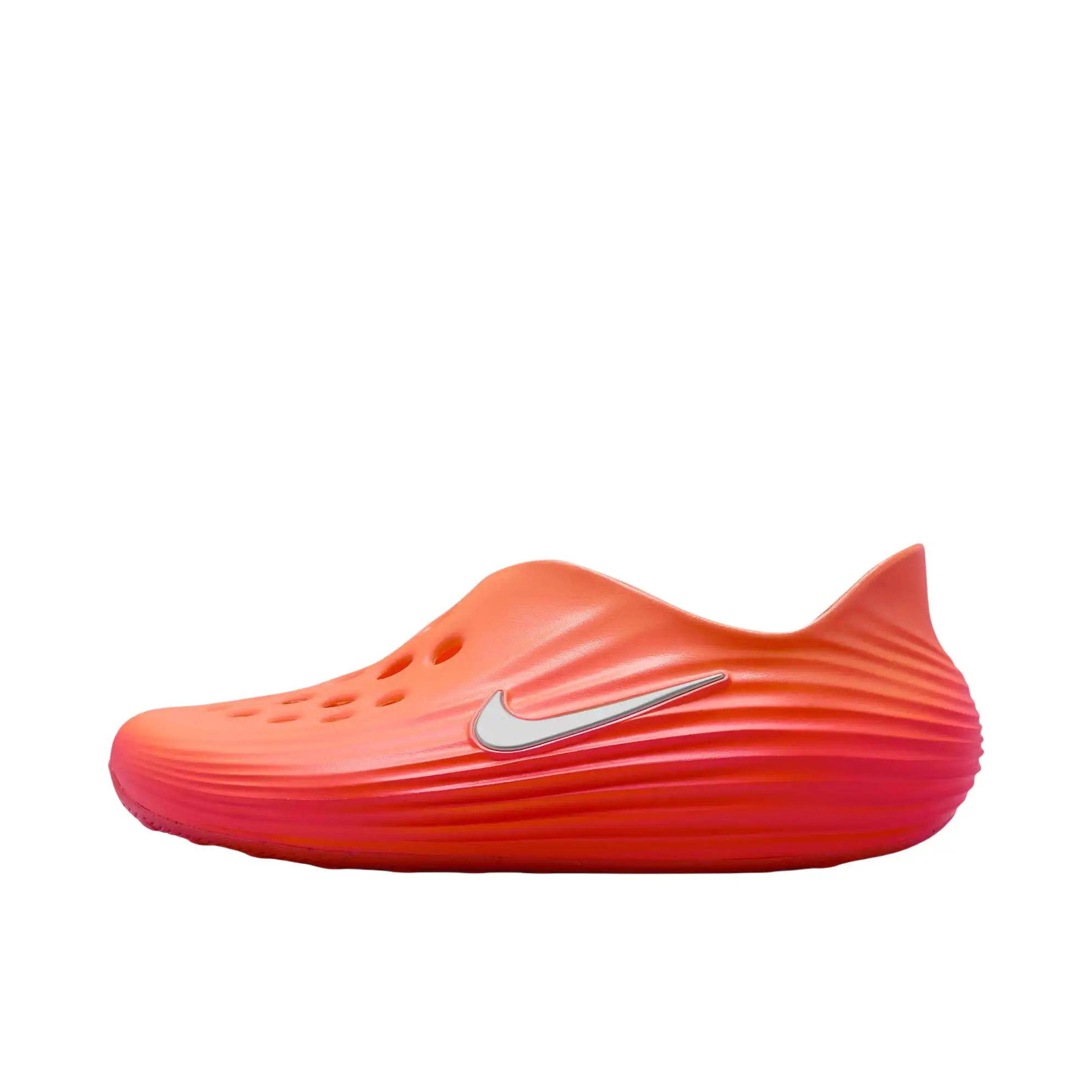 

Nike ReactX Rejuven8 женские и мужские оранжевые простые сандалии Baotou на одной ноге со стременами на среднем каблуке в форме пещеры, сандалии HV5060-800