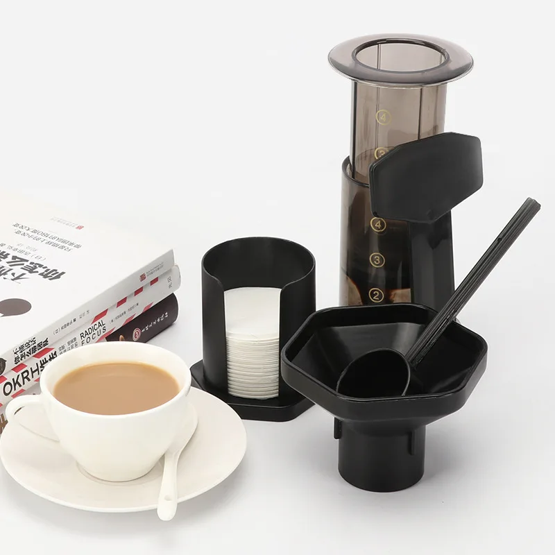 Portable coffee pot coffee machine mini home outdoor American hand press coffee machine  espresso tamper  도징컵  커피