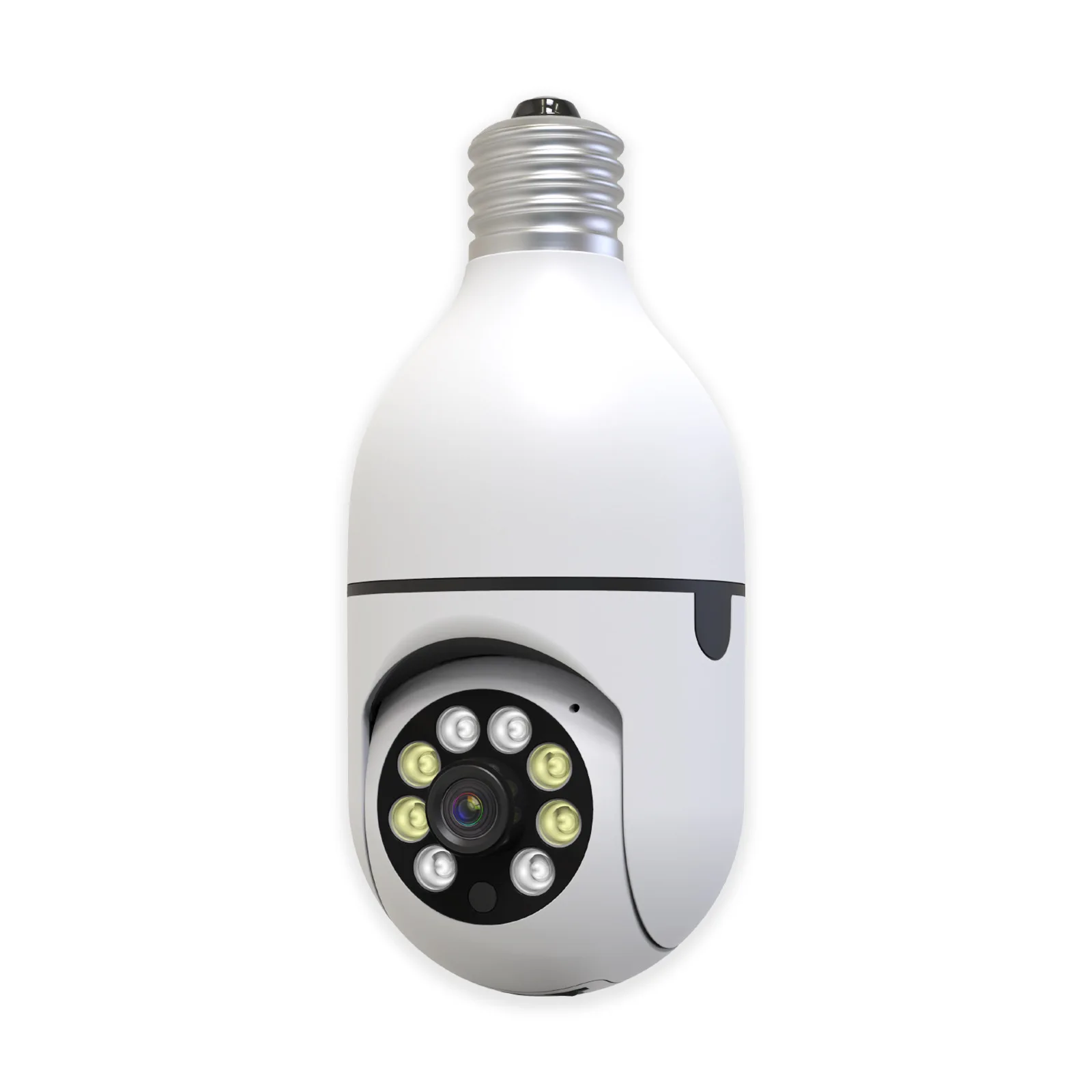 Home Smart Wireless Panoramic Bulb Camera Full HD 1080P Indoor Easy Setup Surveillance