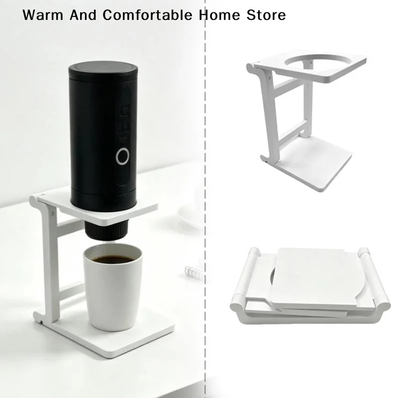 【W】Foldable Portable Coffee Machine Stand, Drip Coffee Pot Standing Stand, Home Office Travel Camping Coffee Brewing