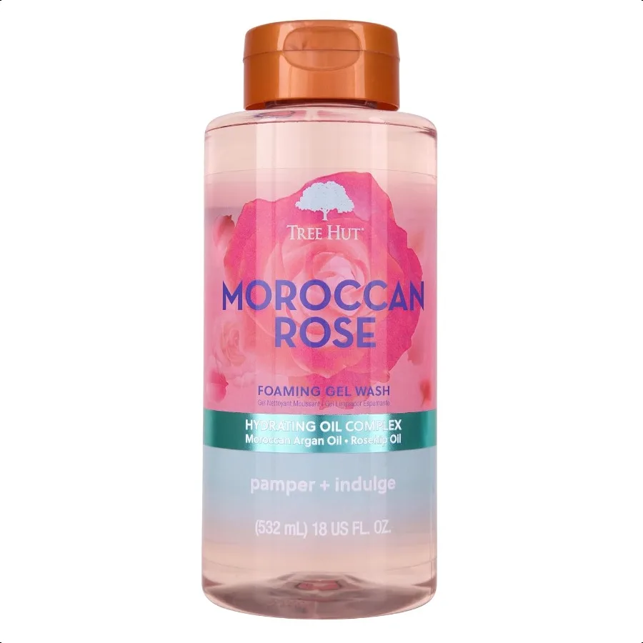 

Tree Hut Moroccan Rose Nourishing Moisturizing Foaming Gel Wash 18 oz. Hydrating