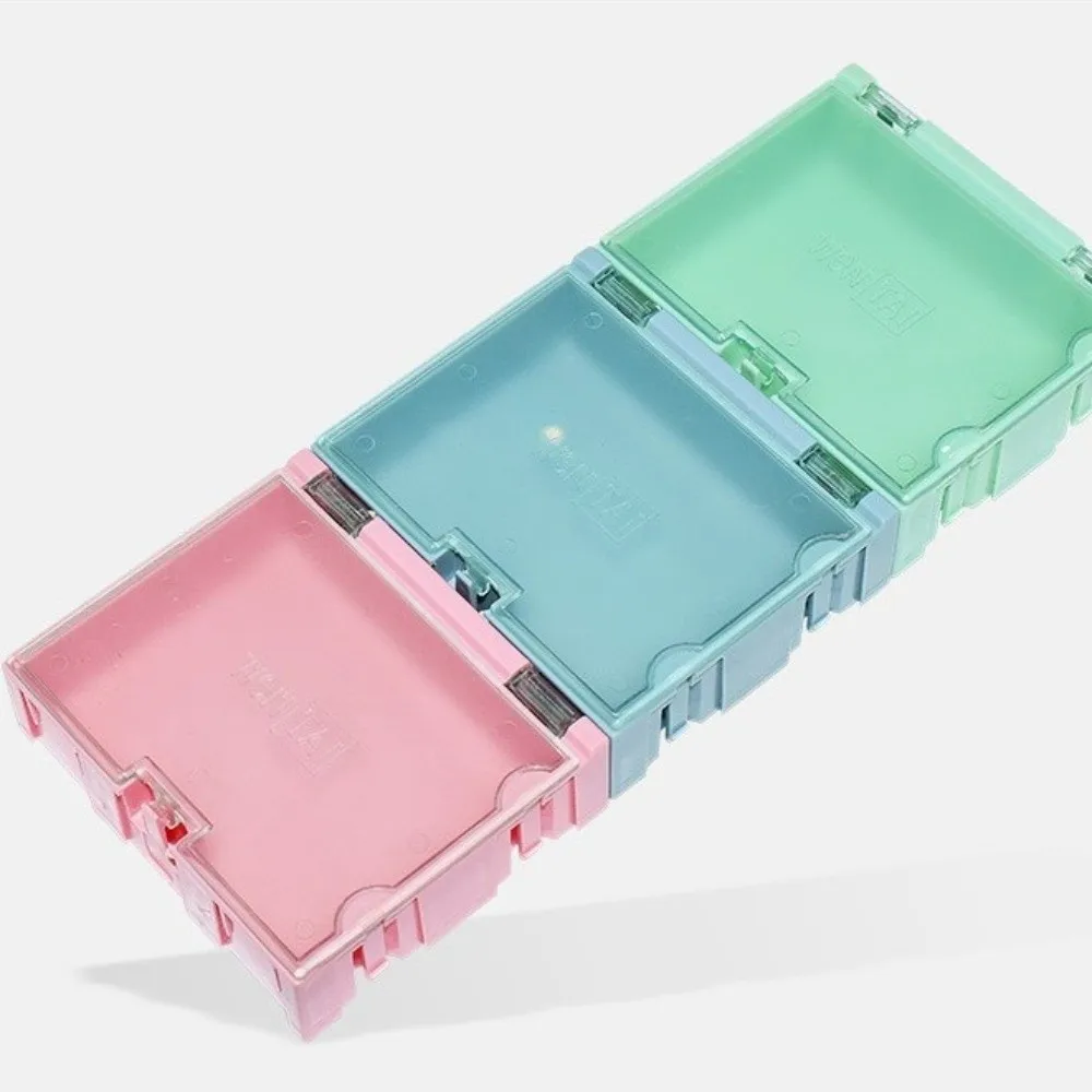 Mini Electronic Component Storage Box Multi-purpose Plastic Material IC Chip Storage Case Classification Function Stackable
