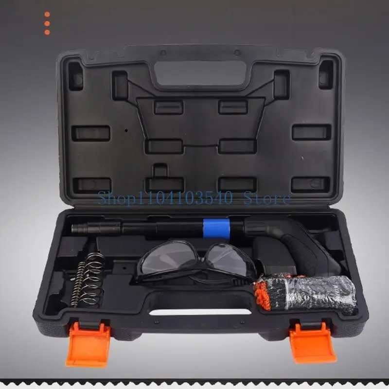 02dc mini porta portatile potente elaborazione che tira pistole per unghie in cemento rivet in acciaio