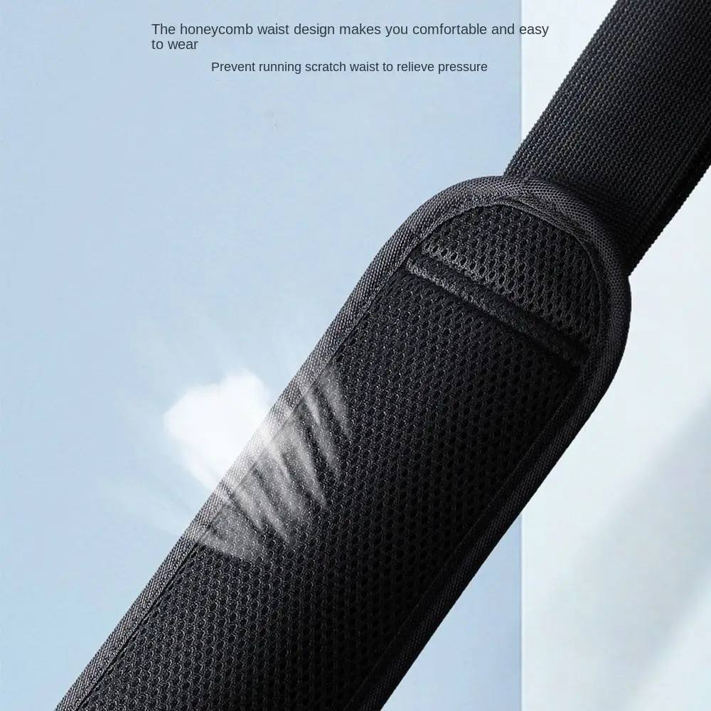 حقيبة خصر للجري خفيفة الوزن ومخفية وحزام رياضي قابل للتنفس ومقاومة للماء وإكسسوارات الجري