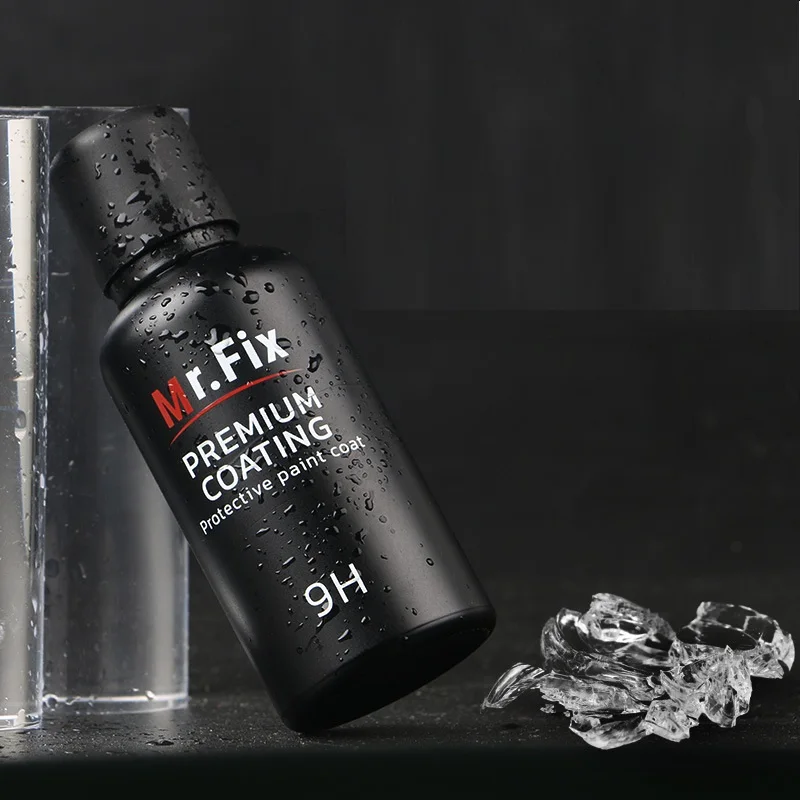 Nano Ceramic Car Coating 2x30ml Upgraded 9H Polish Liquid Crystal Set High Density Car Super Hydrophobic Coating Tools Mr.fix