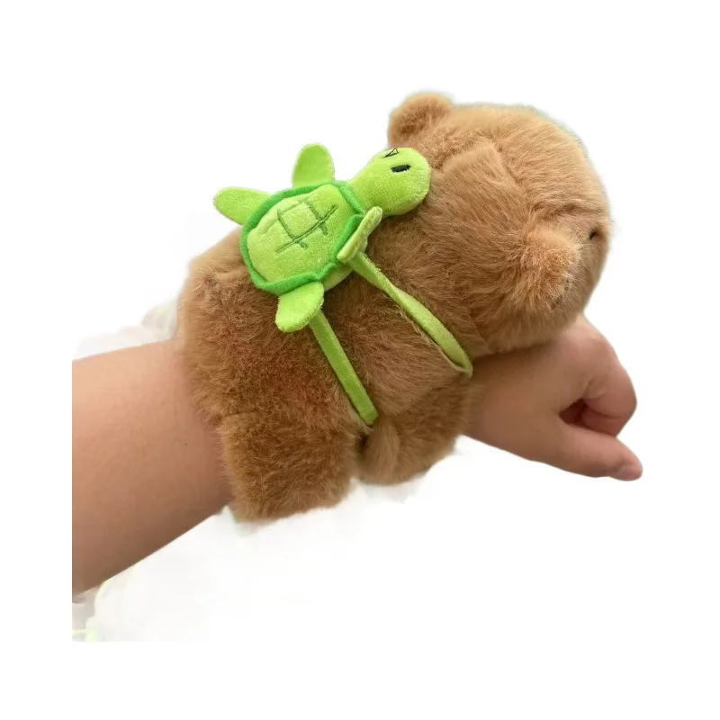 Kawaii Capybara Plush Toy Stuffed Doll Cute Birthday Gift for Kids Funny Handband Puppet Creative Bicycle Gag Toy