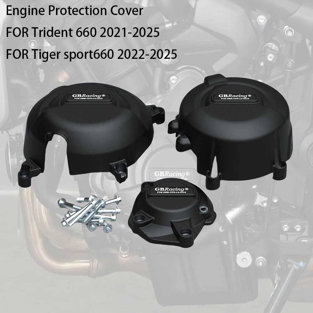

Motorcycle Engine Protection Cover Clutch Cover For Triumph Tiger 660 Trident 660 2021-2025
