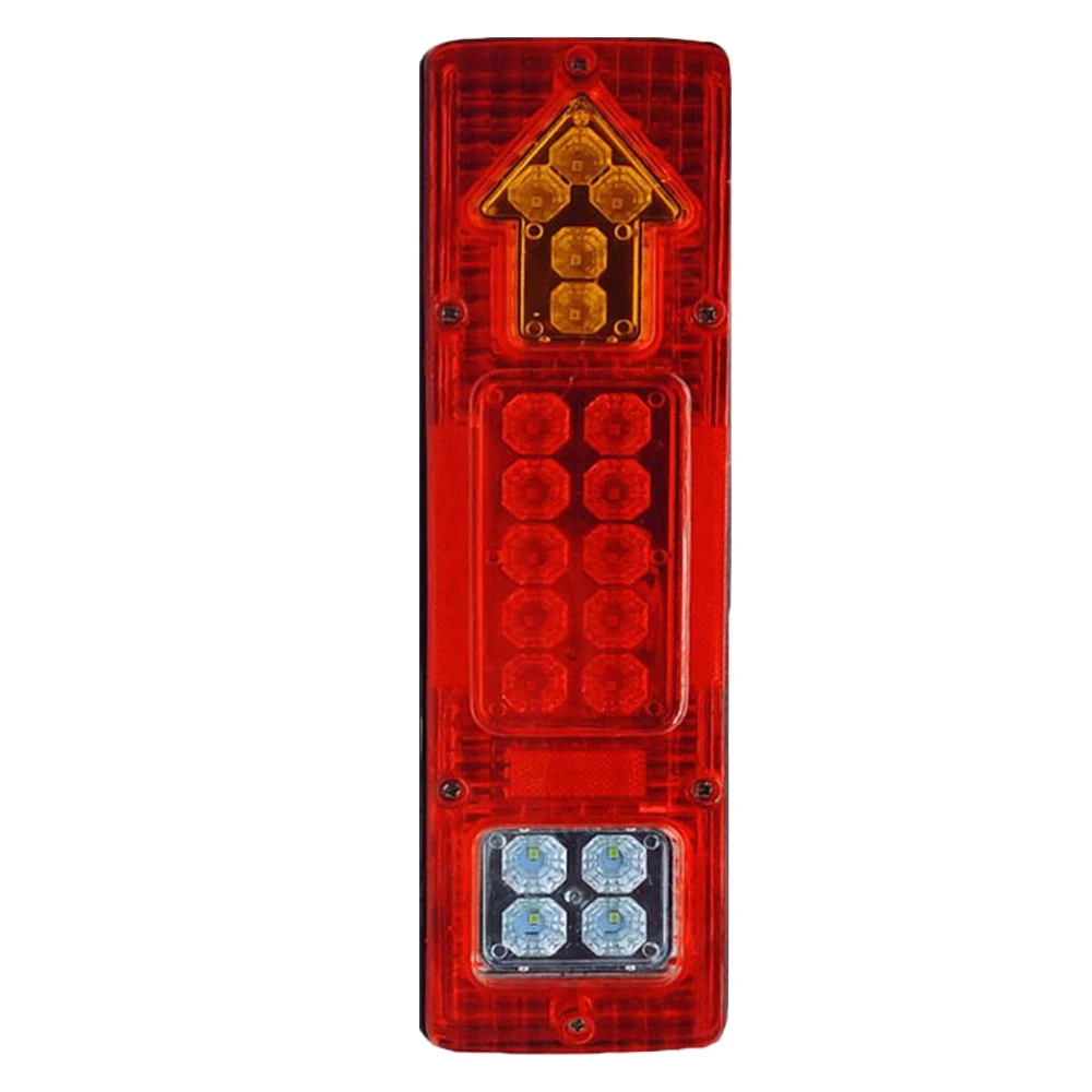 Universal LED Trailer Tail Light Waterproof 30x9cm Rear Stop Light for Truck Indicator Lamp 12V-24V 1 Pair
