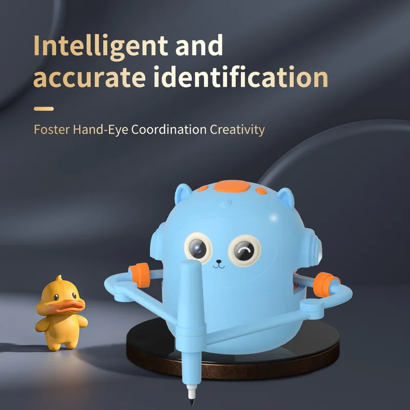 Smart Automatic Drawing Robot Toy for Kids 3-8 Years, Educational Painting Machine Early Learning Art Birthday Gift for Children