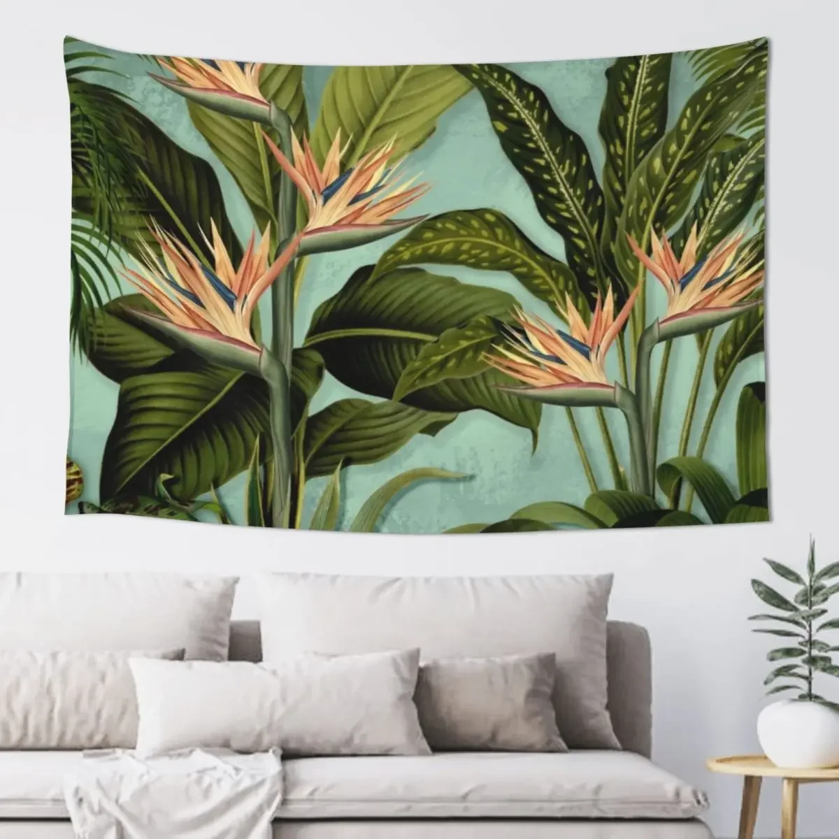 

Lush tropical plants Tapestry Home Supplies Room Decor Room Decorations Tapestry