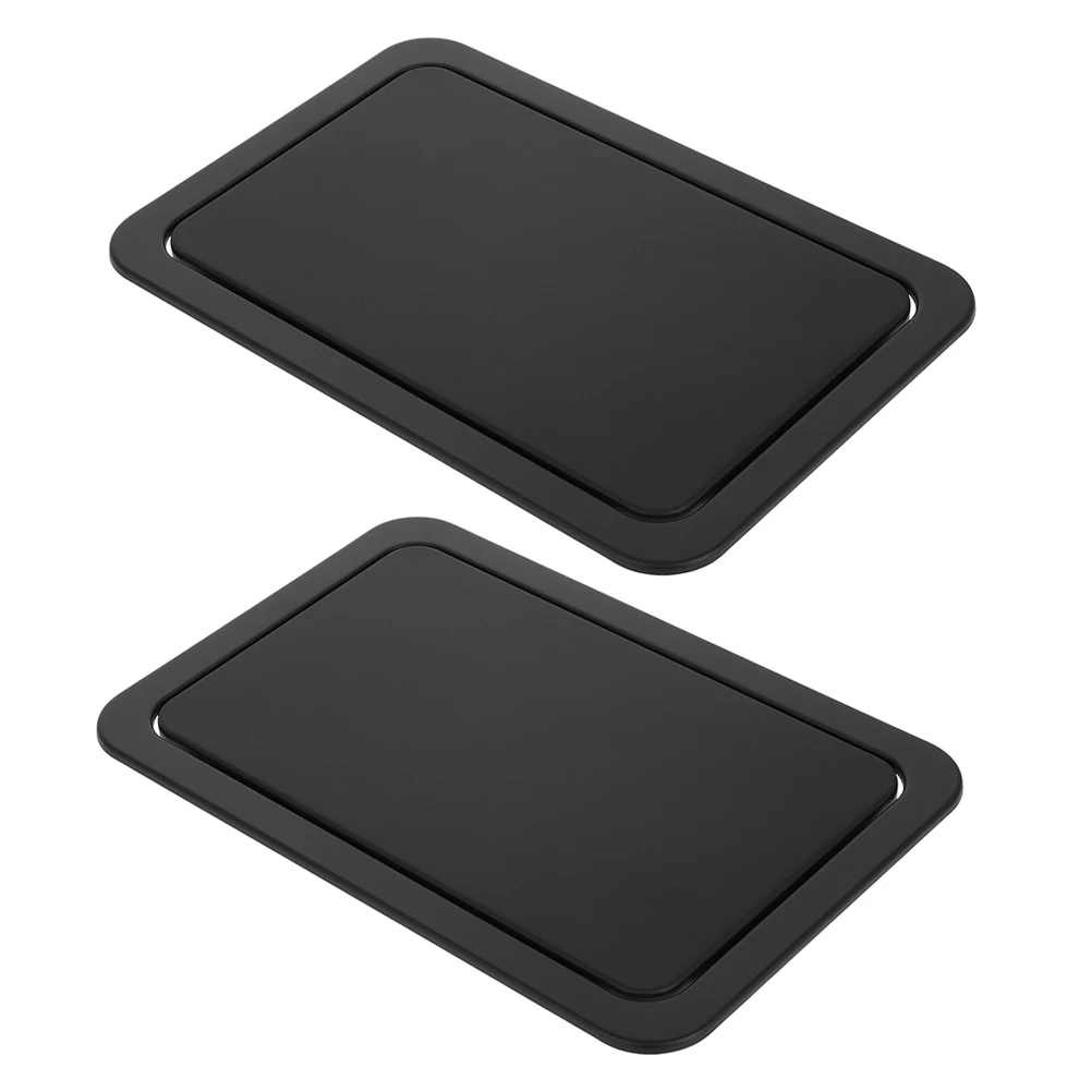 

2 шт., встраиваемые крышки для банок из нержавеющей стали, столешница с поворотным клапаном, дизайн для кухонных раковин, ванной комнаты, эффективные отходы