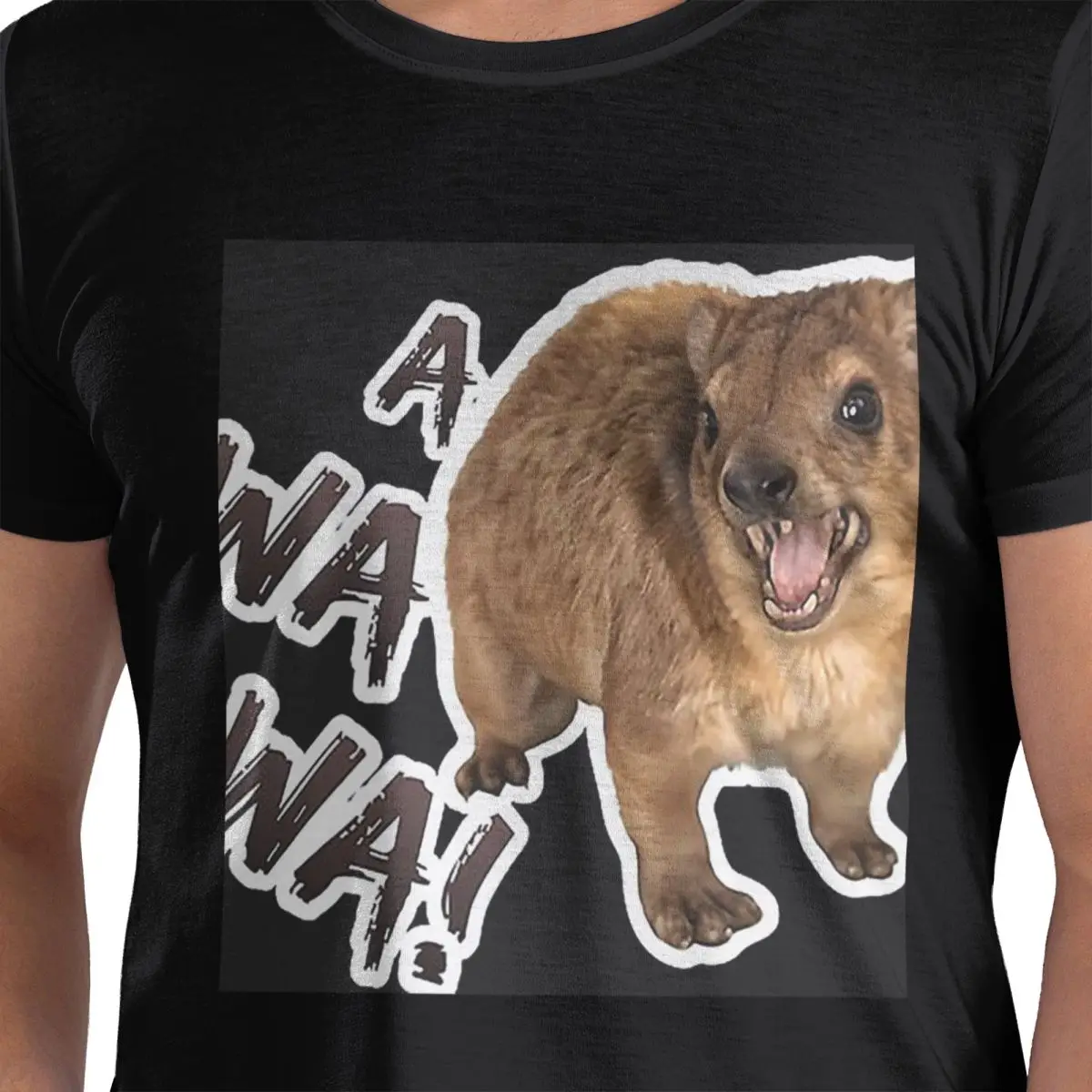 

Awawawa Angry Screaming Rock Hyrax Meme футболка из 100% хлопка мужские футболки большого размера мужские с круглым вырезом с коротким рукавом S-6XL