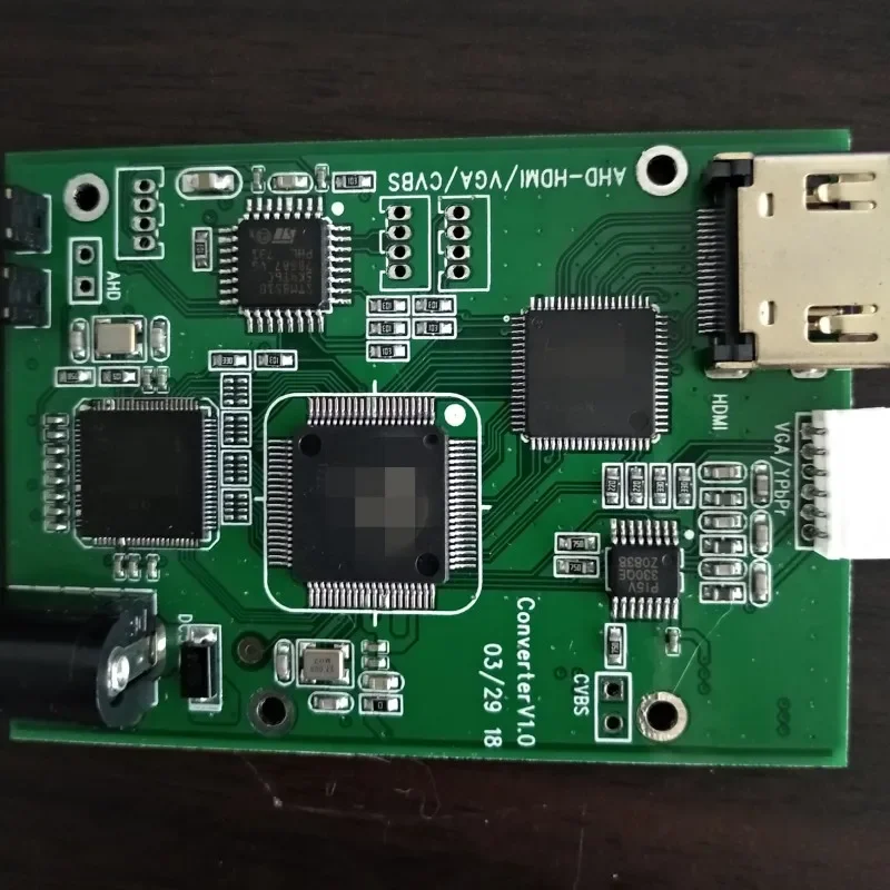 Carte de conversion de Signal vidéo HD 4-en-1, AHD41, AHD, TVI, CVI, CVBS, HDMI, VGA