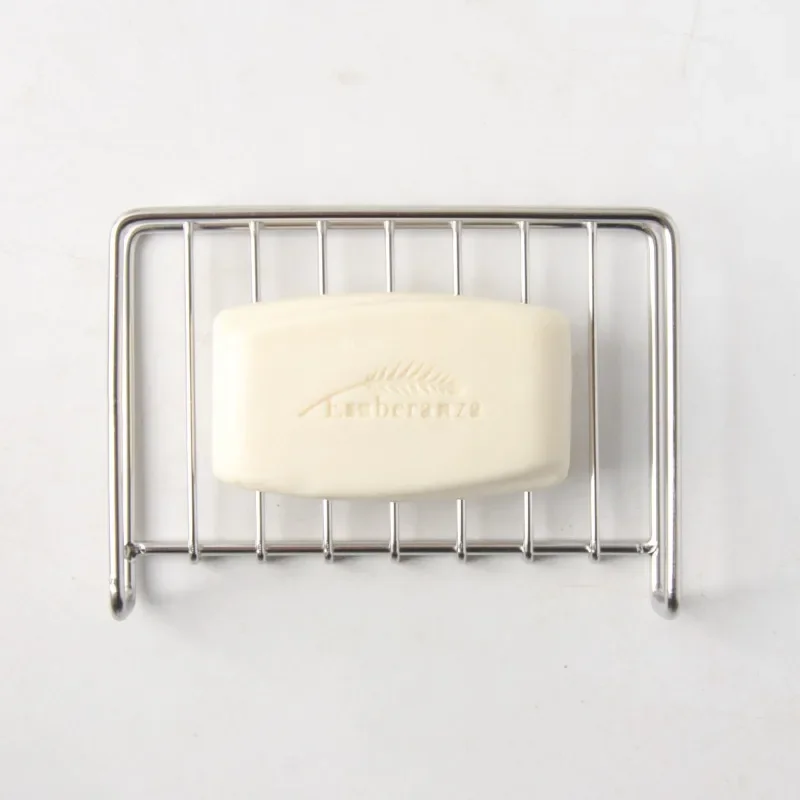 Stainless Steel Soap Holder with Mesh Grid, Soap Dish for Bathroom Shower Sink, Wall Mounted Rustproof Organizer Soap Saver Tray