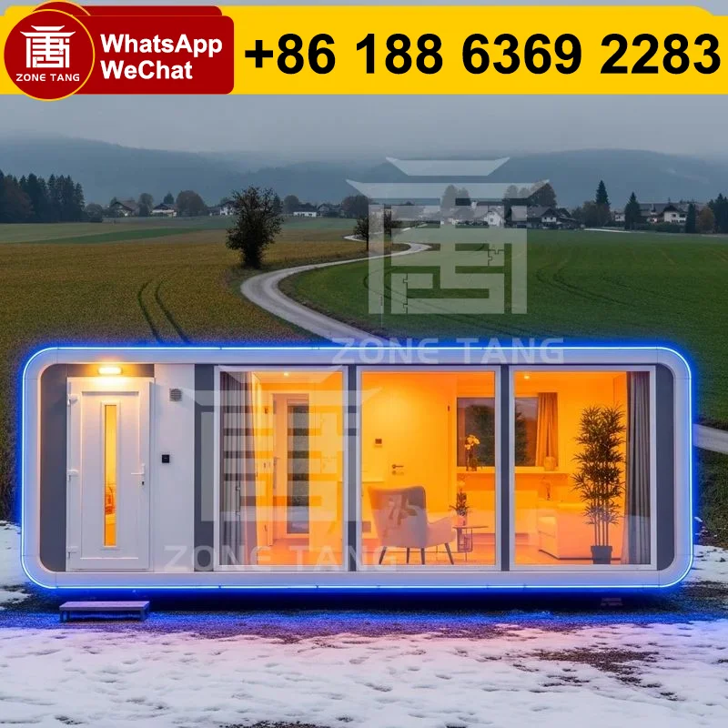 Pre Manufactured Homes Steel Structure Modular Home Oil Field Space House Apple Capsule Home Prefabricated Home Steel Structures