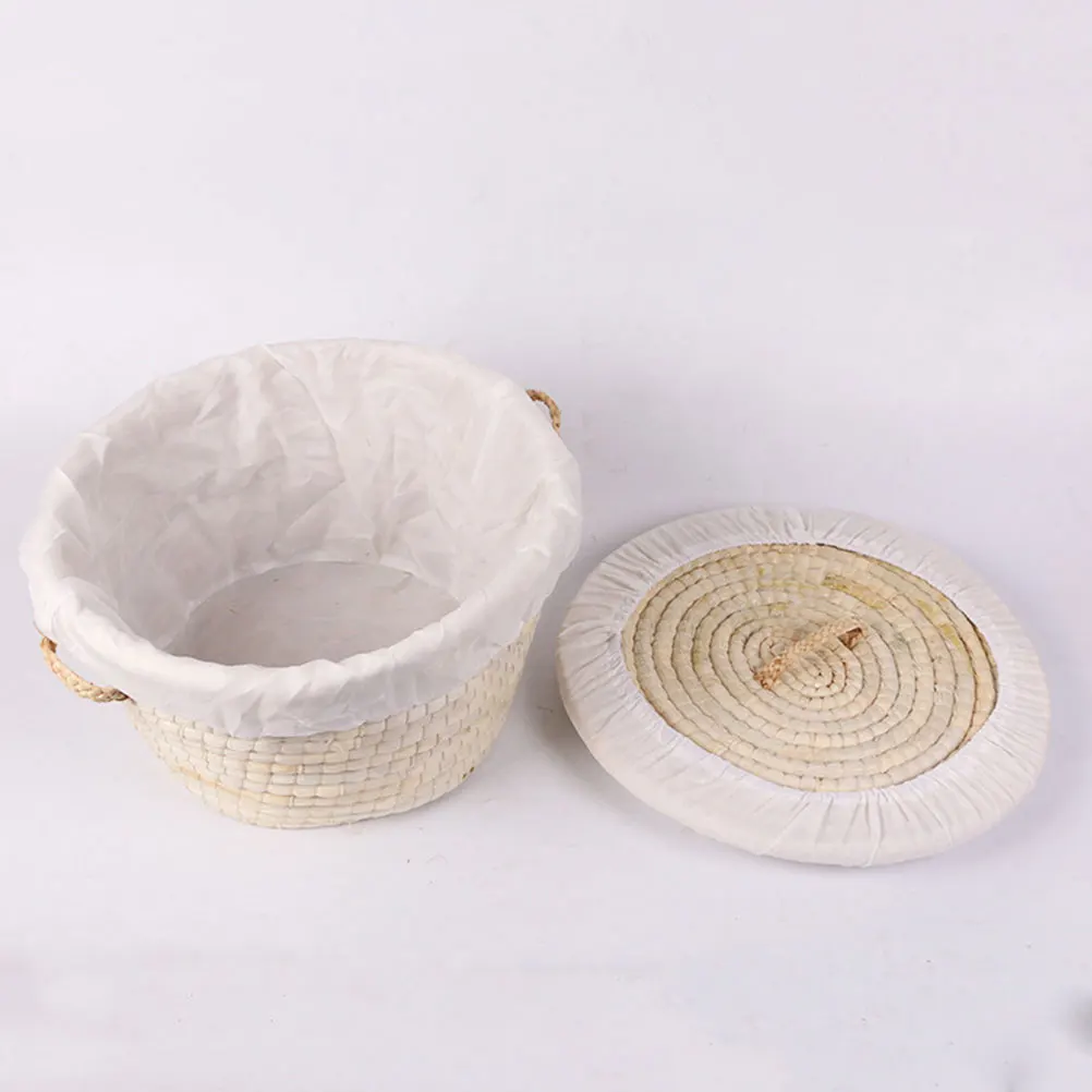 

Bun Basket Woven Storage Large Fruit Food Kitchen Eggs Home Decor Natural Material H made Practical Storage Solution