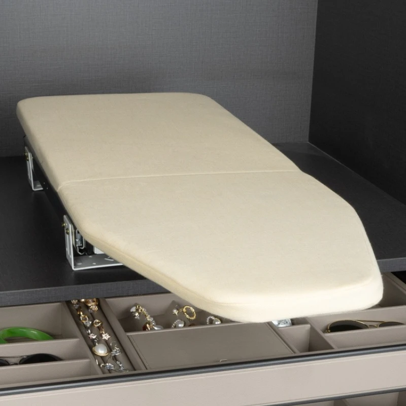 

Ironing board, household folding cloakroom cabinet hidden push-pull, wardrobe electric iron ironing board