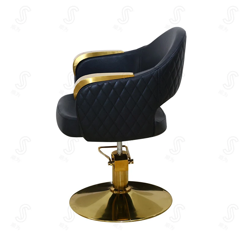 Barber Shop , Salon-Specific Hairdressing , Haircut , Grooming Chair, Adjustable And Rotatable With Stainless Ste