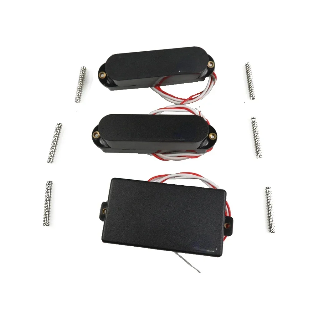 

Guitar Pickups Active HSH Single Coil Pickup Bridge Humbucker Pickups Set Black-for Guitar EquipmentAccessories