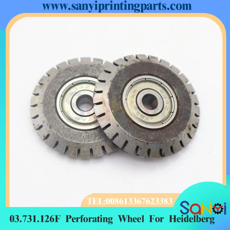 5 sztuk Najwyższej Jakości Koło Perforujące 03.731.126F 30x4x5mm Do Maszyn Drukarskich Heidelberg MO PM GTO SM52 SM102 — zdjęcie produktu 5
