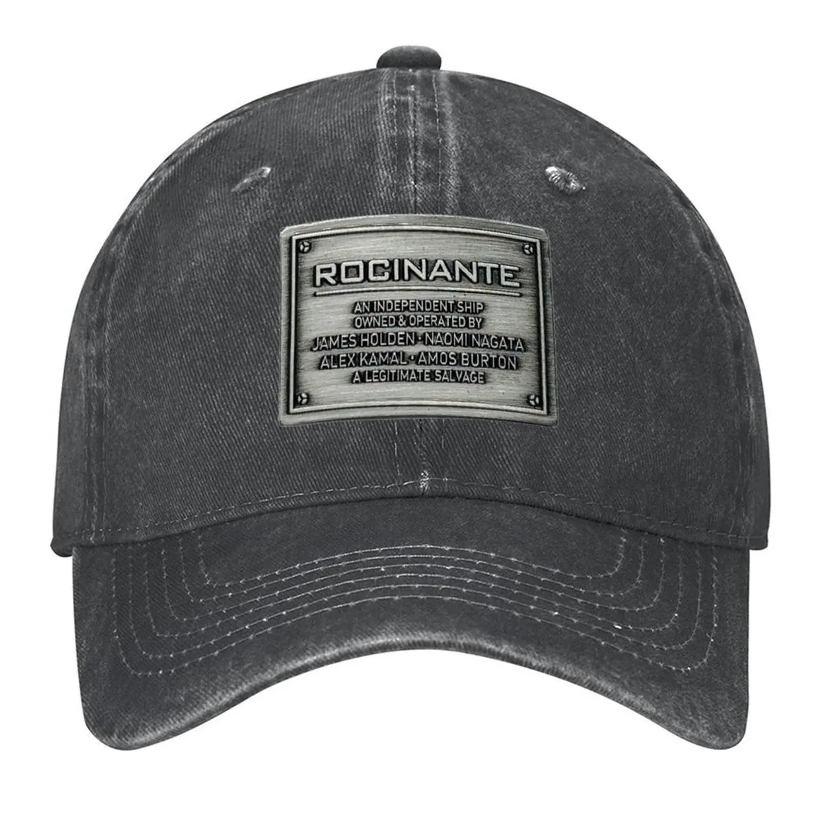 

Rocinante Badge Legitimate Salvage Baseball Cap Cosplay Unique hats Brand Man cap Hip Hop Woman Hats Men's