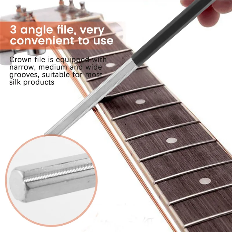 

Lo-ok инструменты для гитарных ладов, напильник для обработки ладов + защита грифа, инструменты для полировки гитары Gu