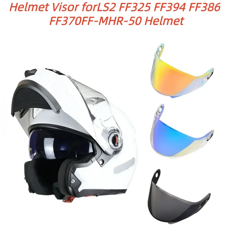 High Strength UV Protection Helmet Visor for LS2 FF325 FF394 FF386 FF-MHR-50 - Toughness Helmet Shield Accessory