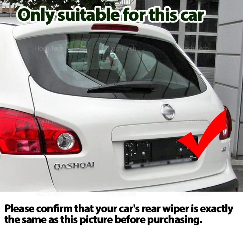 Wymiana ramienia wycieraczki tylnej szyby tylnej do Nissan Qashqai J10 2006-2013 28781-JD00A Wersja brytyjska Akcesoria samochodowe