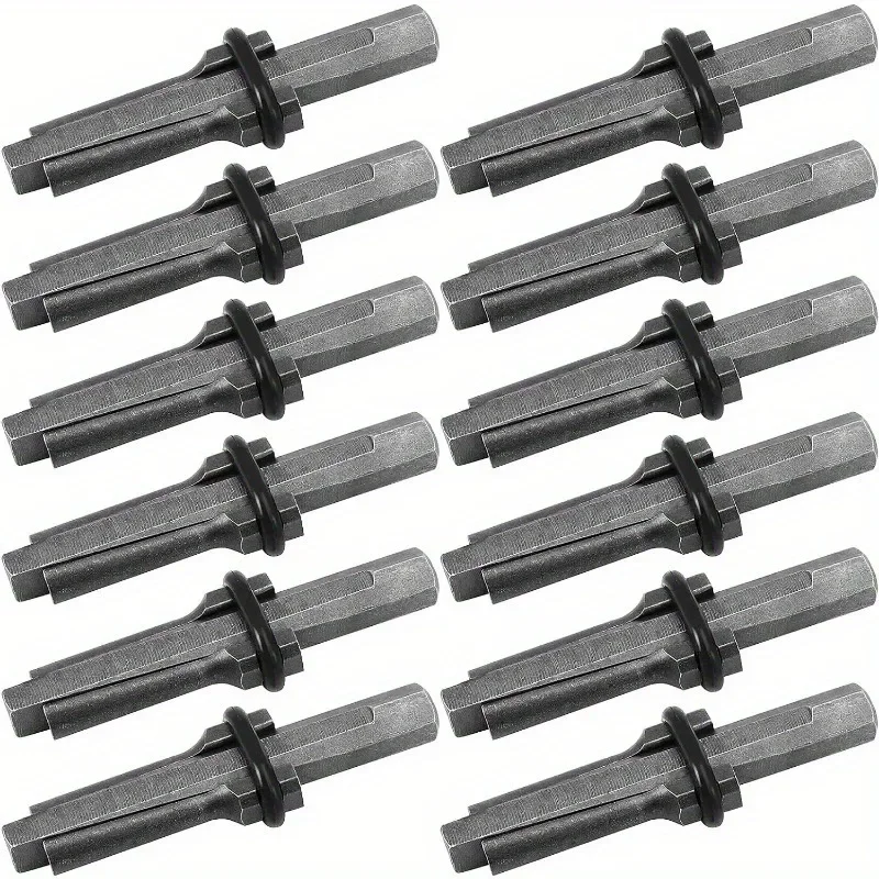 5Pcs Wedge and Feather Shims Heavy Duty Stone Splitting Tools for Concrete Rock Stone Splitter Marble Granite Hand Tools