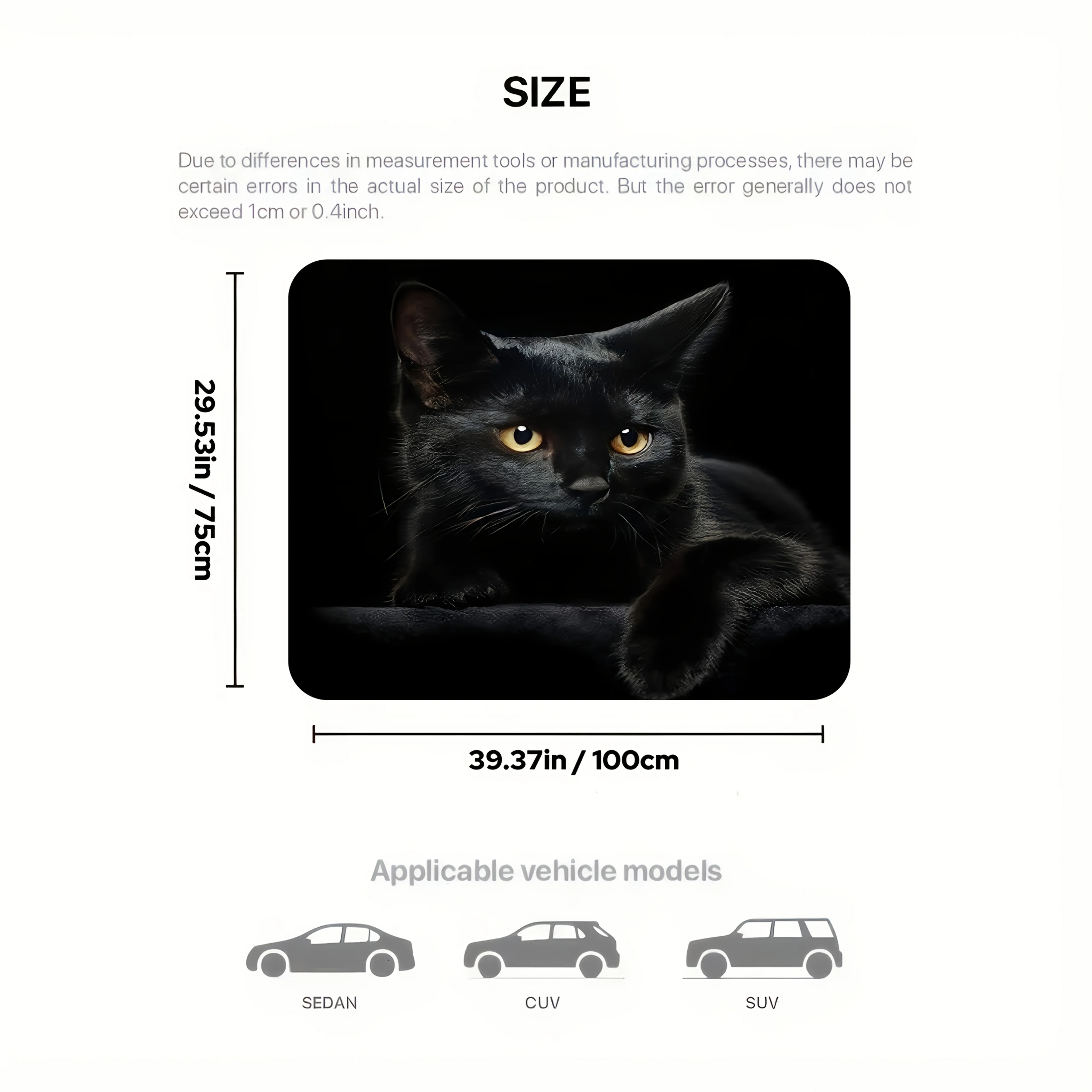 1pc Car Trunk Mat, 2D Graphic  - огляд і ціна Interior Design Graphic Design