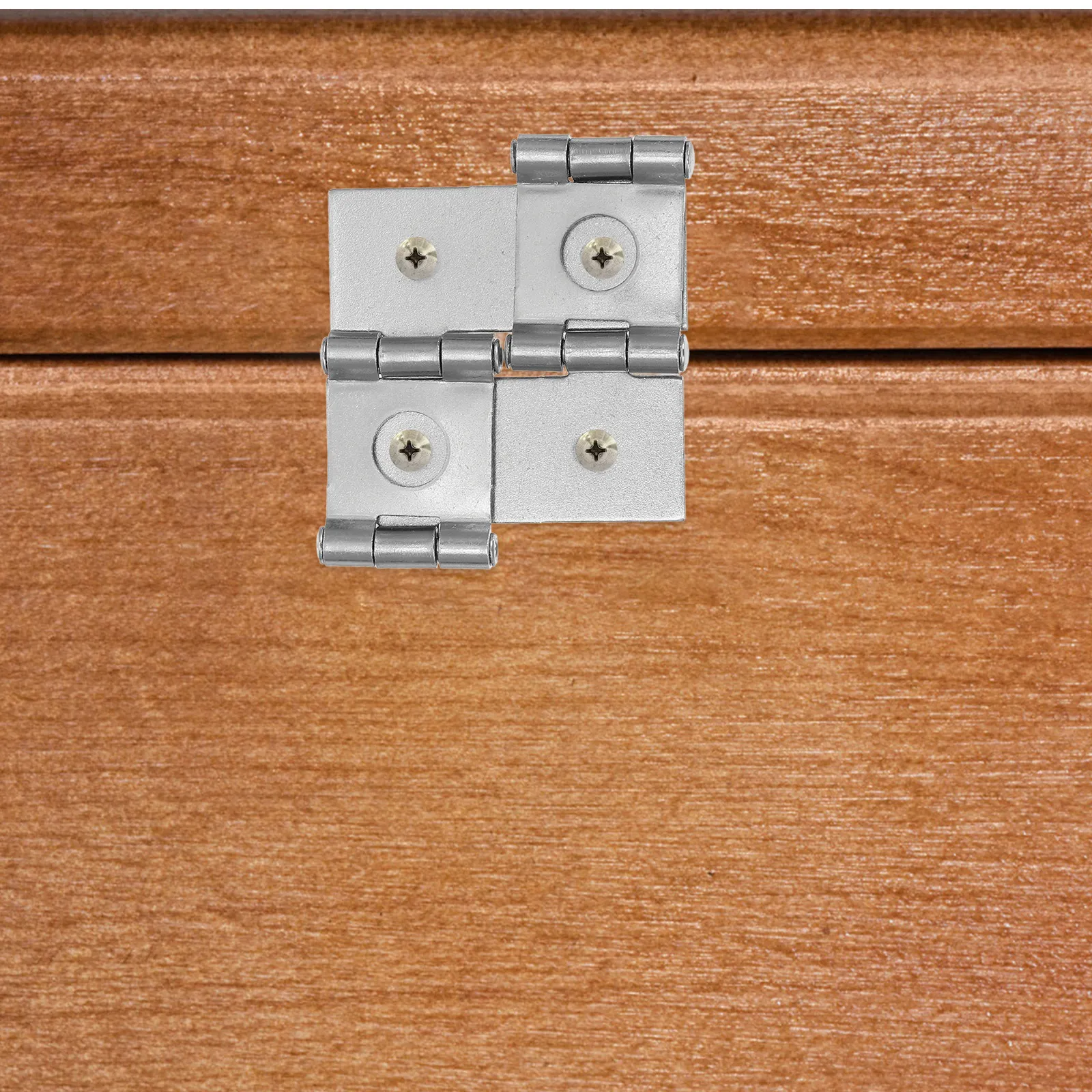4Pcs Saloon Door Hinges Double Iron Swinging Door Hinges Stable T Shape for Furniture Screens Room Divider Installation